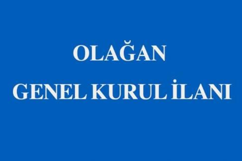 Olağan Genel Kurul İlanı 